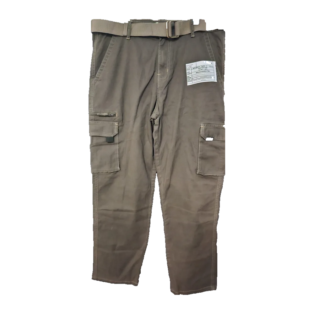Khaki Utility Cargo Pants