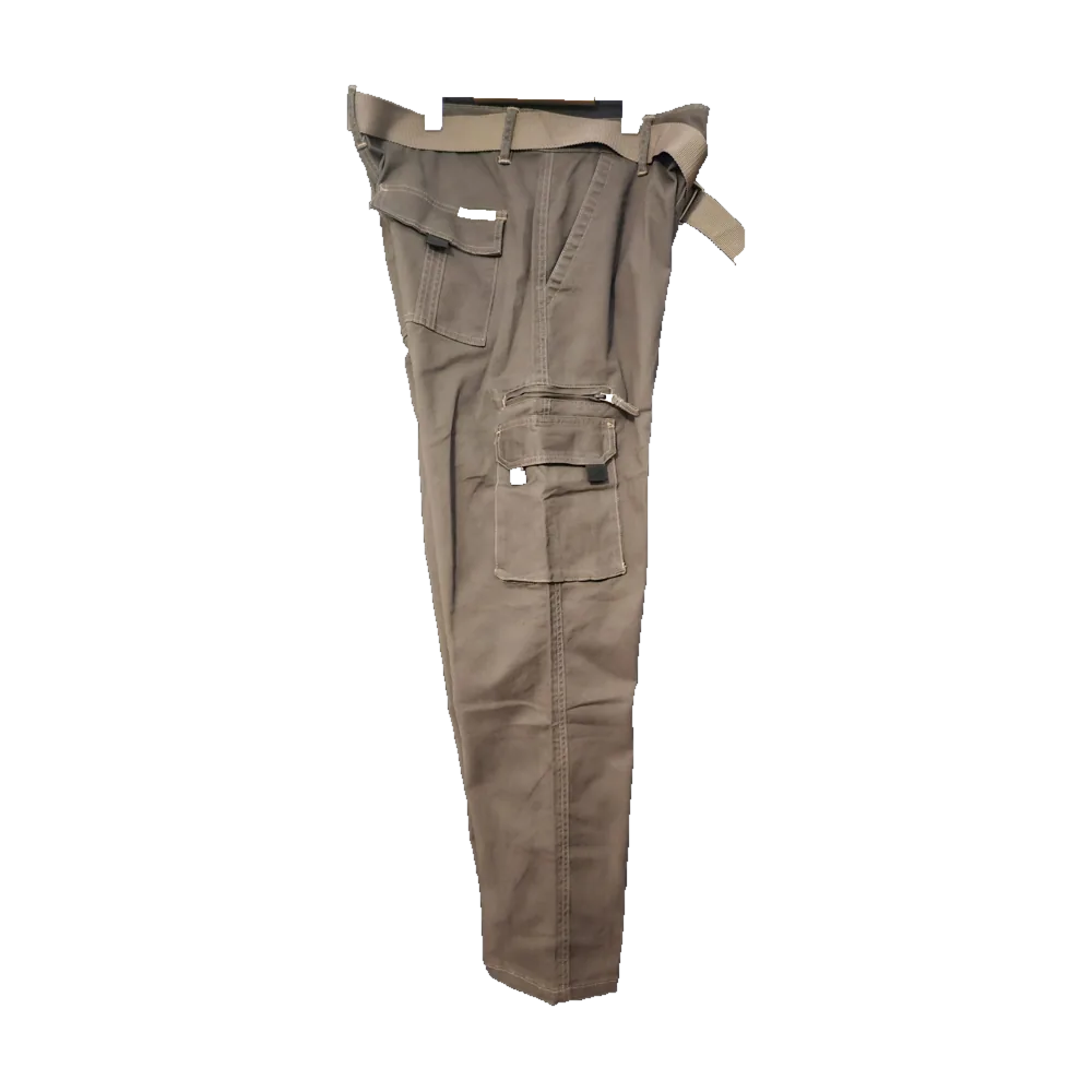 Khaki Utility Cargo Pants - Image 3