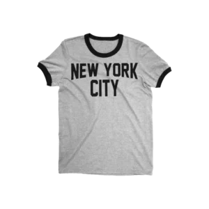 New York City Grey Ringer T-Shirt