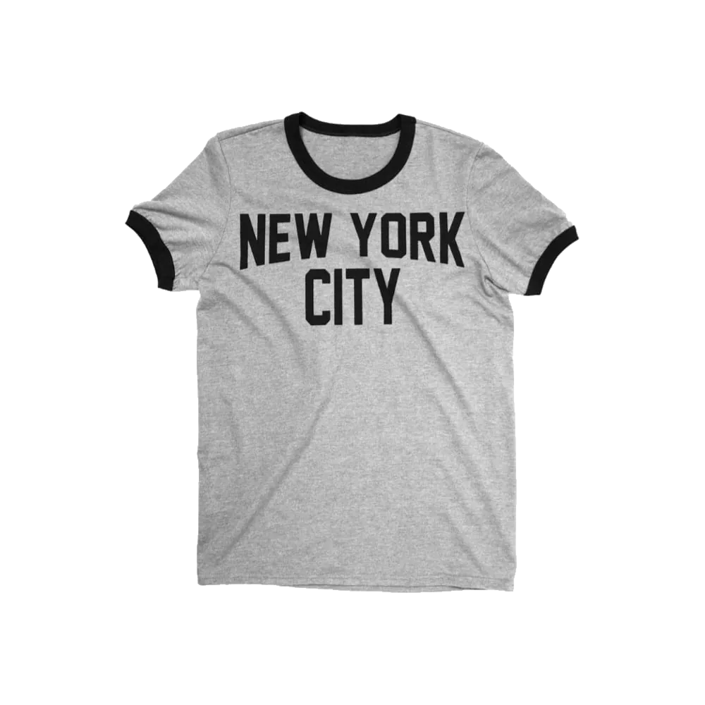 New York City Grey Ringer T-Shirt