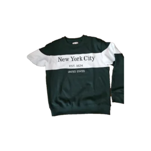 New York City Green Colorblock Sweatshirt