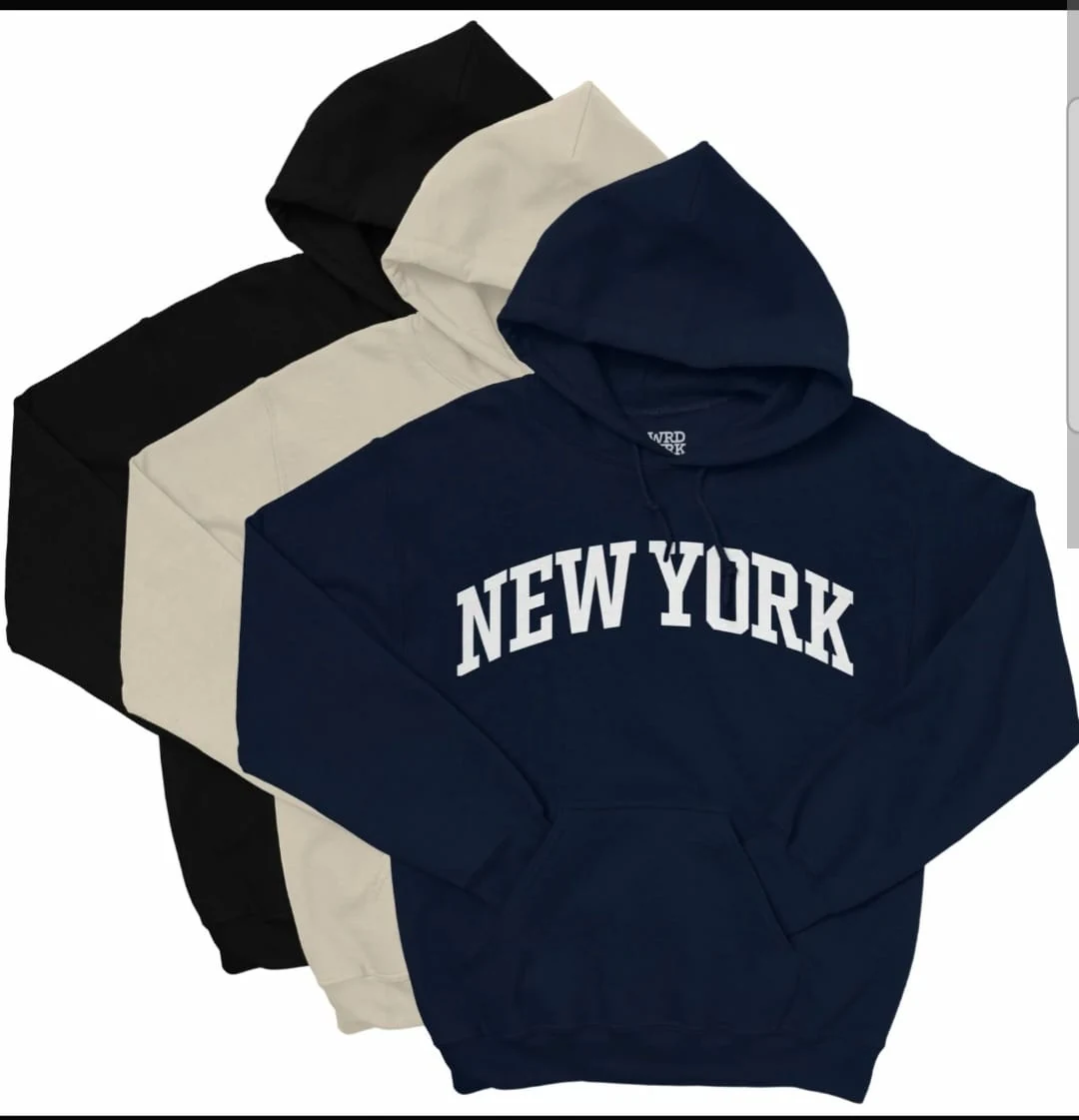 New York Collegiate Pullover Hoodie – Colour Collection