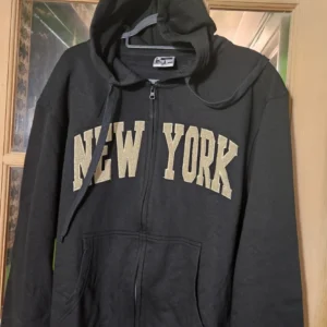 New York Full-Zip Hoodie – Charcoal