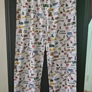 New York All-Over Print Casual Pants